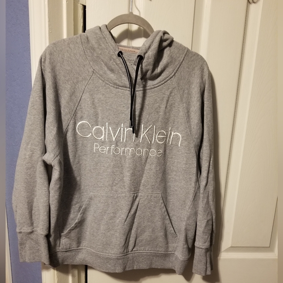 Calvin Klein Performance Hoodie Women's Color Gray Size L - Picture 1 of 10